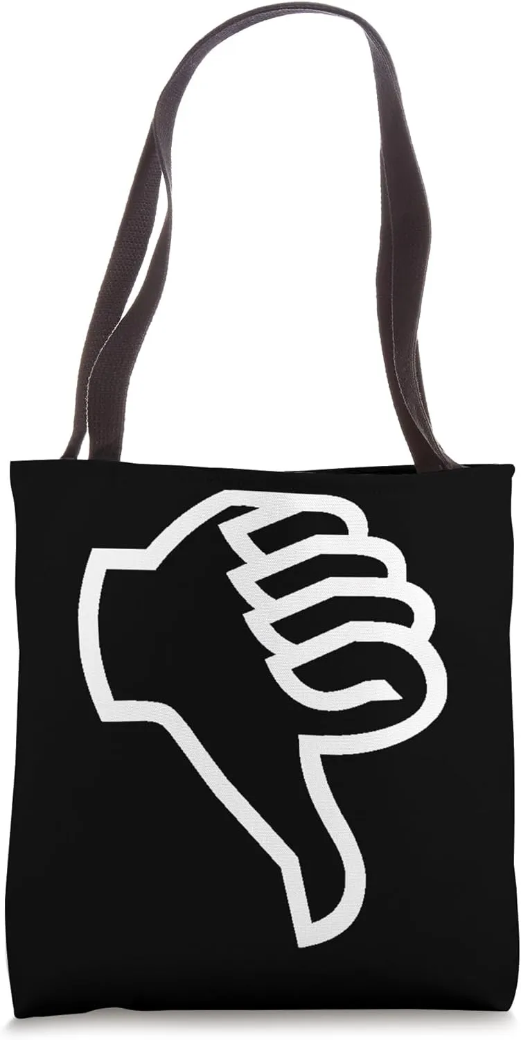 Thumbs Down, Huge, Disagree, Disapprove Tote Bag