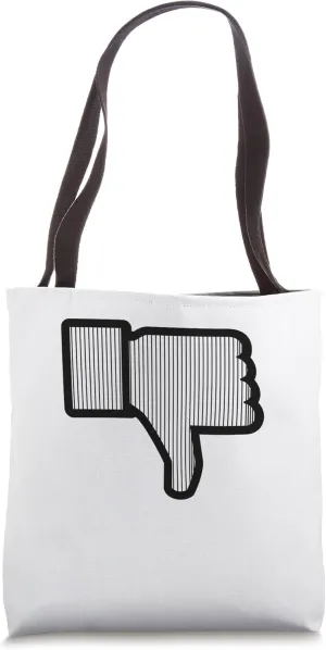 Thumbs Down Tote Bag