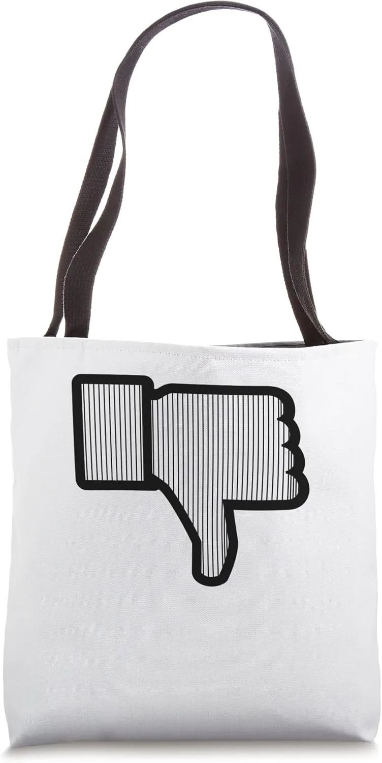 Thumbs Down Tote Bag