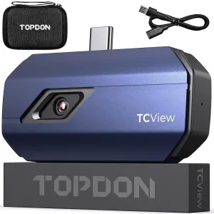 TOPDON TC001 Thermal Camera for Android, Super IR 512x384 High Resolution, Thermal Imaging Camera, Thermal Imager - Optimized Temperature Accuracy, Works for Smartphones and Tablets & PC(not for iOS)
