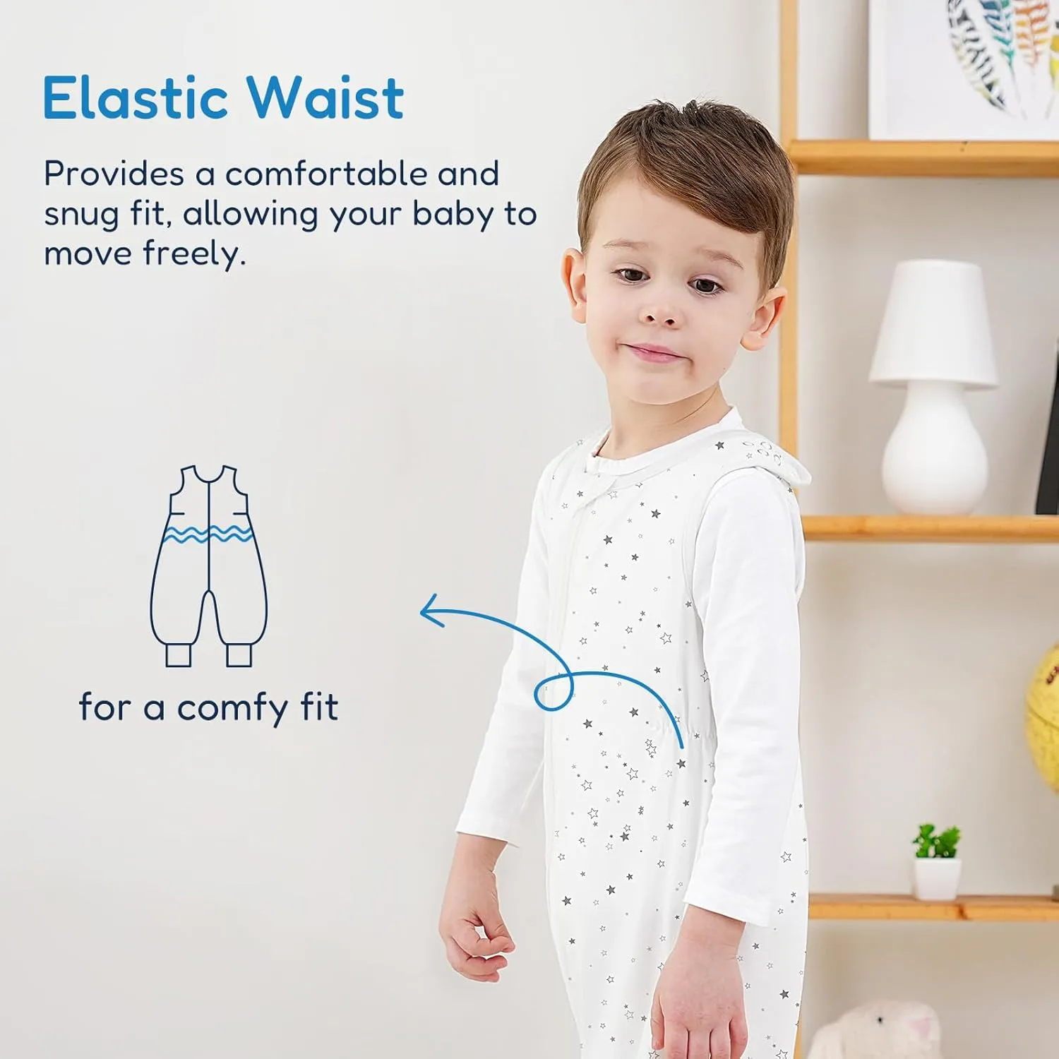 TotAha Toddler Sleep Sack with Feet 2-3t for Girls,TOG 0.5, Light and Soft Baby Wearable Blanket for Walkers, 2 Pack