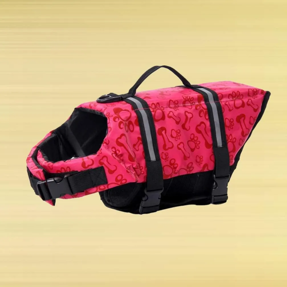 Totority Reflective Vest Reflective Vest Swim Suits Flotation Vest Saver Safety Swimsuit Adjustable Belt for Dog Water Safety Life Vests Bathing Suits Bathing Suits