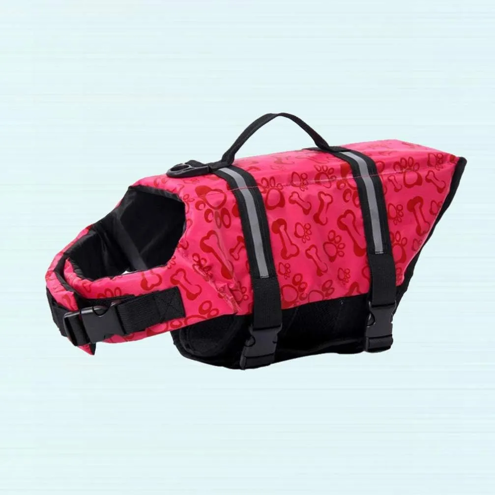 Totority Reflective Vest Reflective Vest Swim Suits Flotation Vest Saver Safety Swimsuit Adjustable Belt for Dog Water Safety Life Vests Bathing Suits Bathing Suits