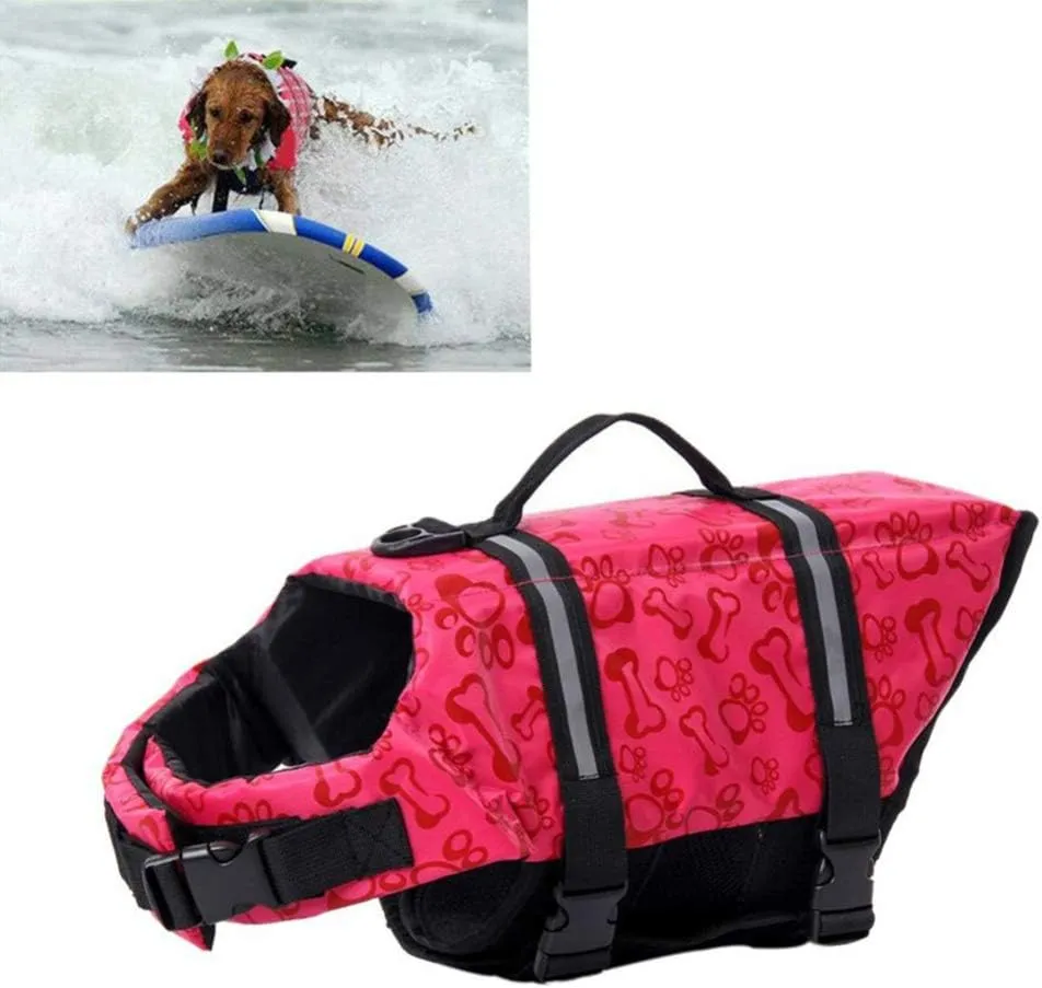 Totority Reflective Vest Reflective Vest Swim Suits Flotation Vest Saver Safety Swimsuit Adjustable Belt for Dog Water Safety Life Vests Bathing Suits Bathing Suits