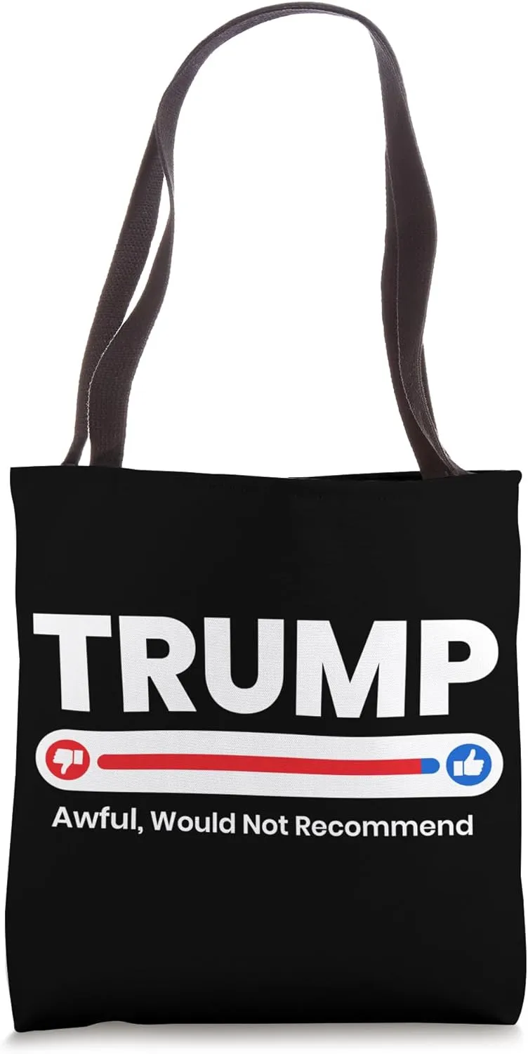 Trump Dislike Rating Anti-Trump Design Tote Bag