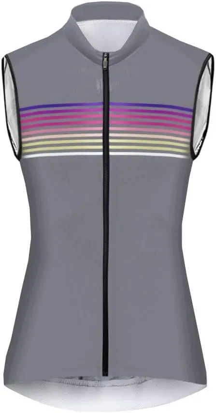 UGLY FROG Women's Cycling Vest Reflective with Rear Bag Sleeveless Jersey