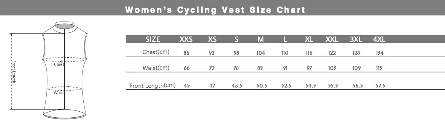 UGLY FROG Women's Cycling Vest Reflective with Rear Bag Sleeveless Jersey