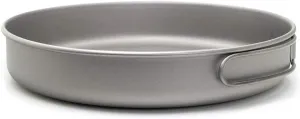 Ultr GHT ium Frypan Outdoor Camping Hiking Picnic Cooking Frying Pan, With handle
