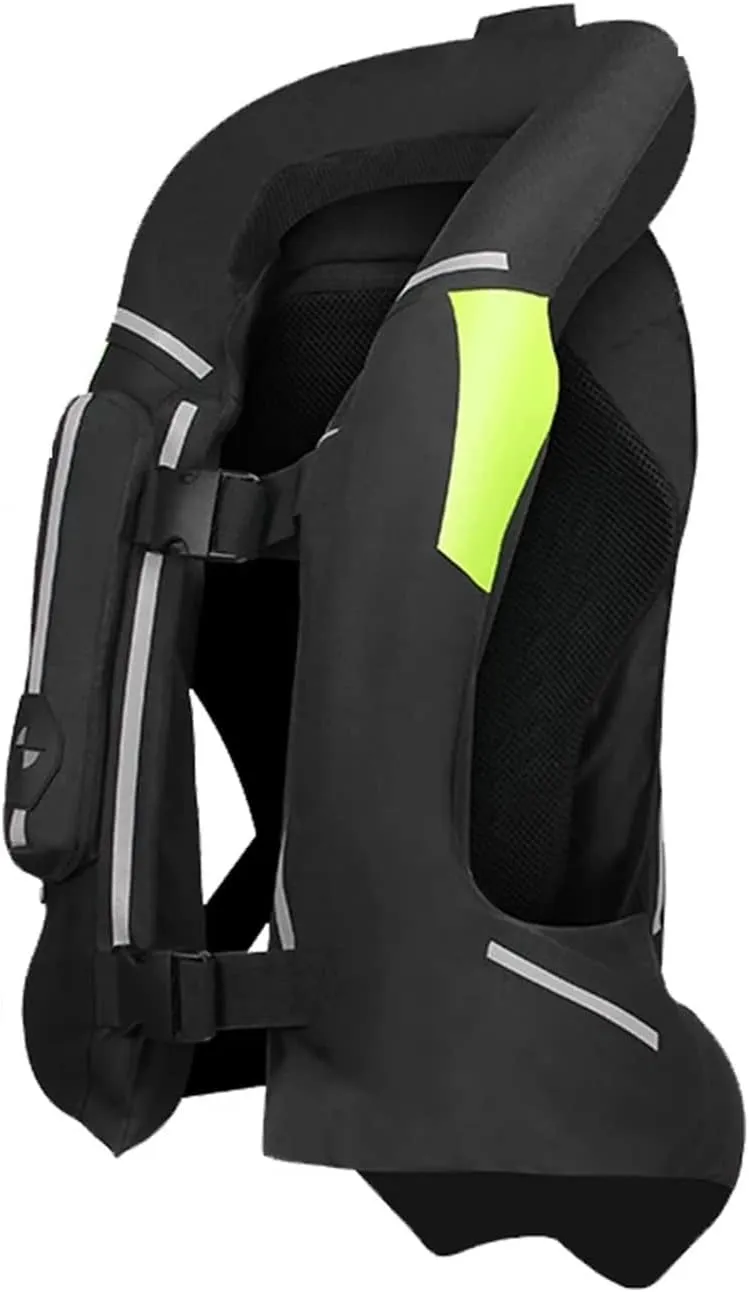 Unisex AirBag Vest for Equestrian and Motorcycle Riding - Lightweight Sports Protection (Black, XX-Large)