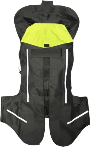 Unisex Motorcycle Airbag Vest Equestrian Riding Jacket 0.03S Trigger Airbag With Back Protector, Body Airbag