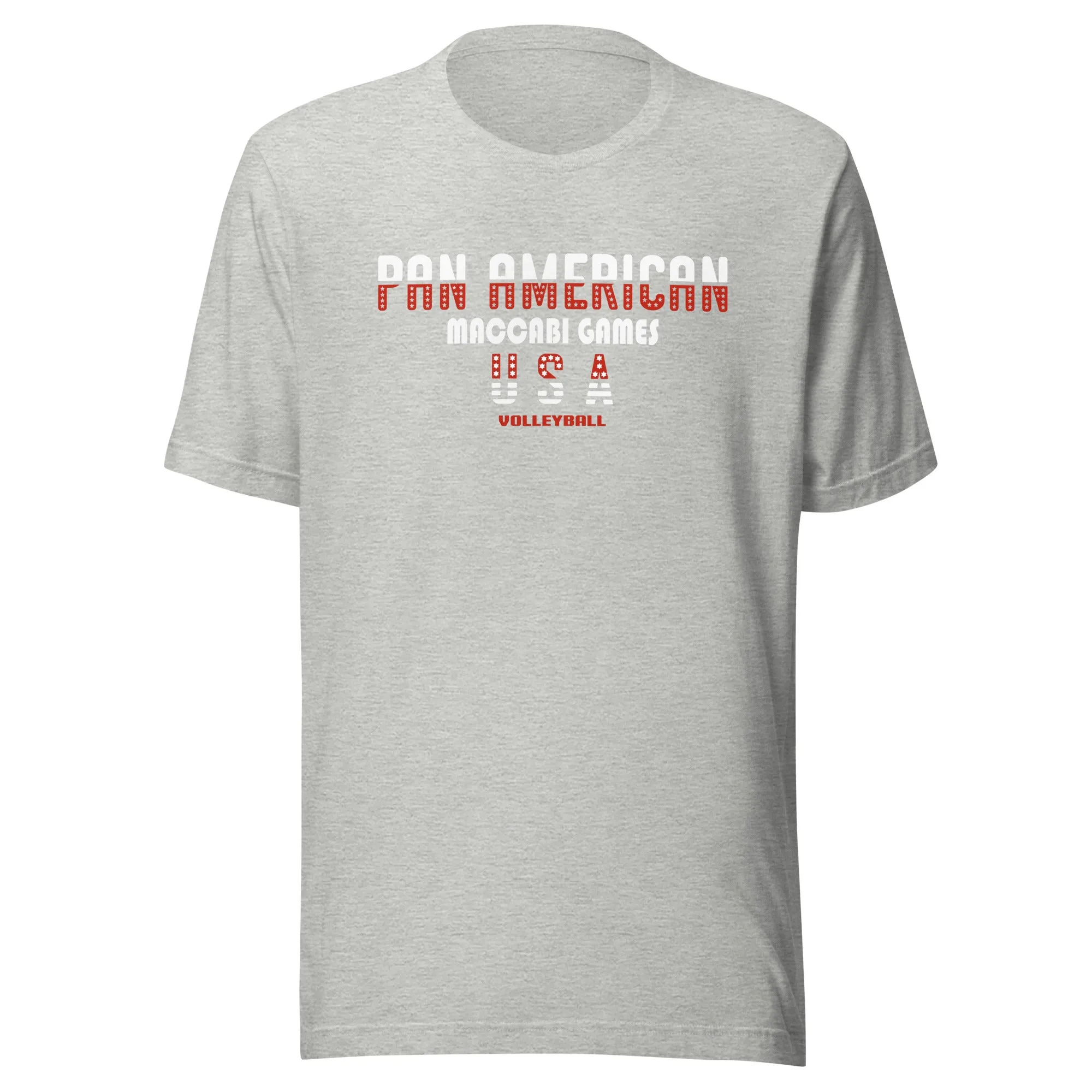 Unisex t-shirt red and white design