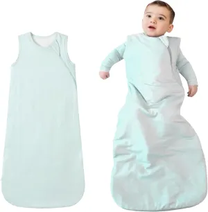 Unisex Viscose Made from Bamboo Baby Sleep Sack TOG 1.0, 2-Way Zipper YKK, Wearable Blanket Baby Sleeping Bag