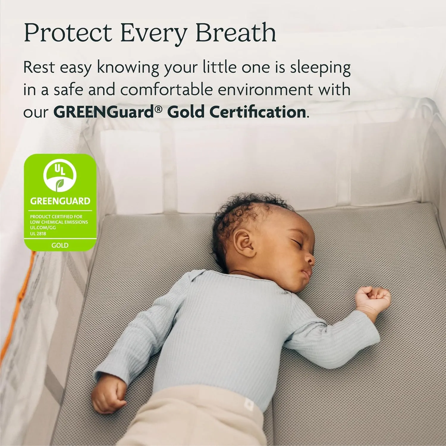 UPPAbaby Remi Playard | Deluxe 3-in-1 Portable Playard, Bedside Bassinet   Travel Crib| Mesh Bassinet, Mattress, Organic Cotton Mattress Cover   Storage Bag Included | Charlie (Sand Mélange)