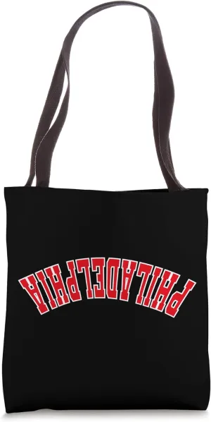 Upside Down Philadelphia Tote Bag