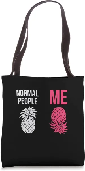 Upside Down Pineapple To Vanilla Swinger Joke Tote Bag