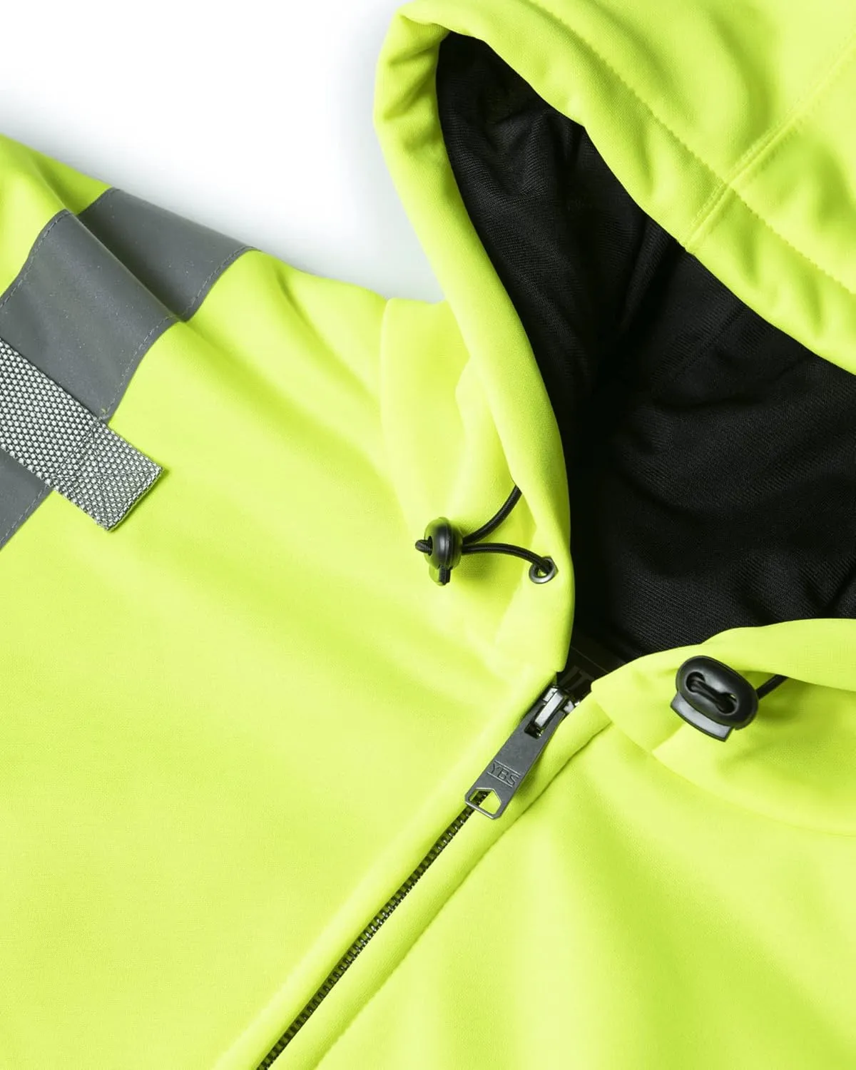 Utility Pro UHV425 High-Vis Safety Soft Shell Hoodie with Waterproof DuPont Teflon, Lime, 3X-Large
