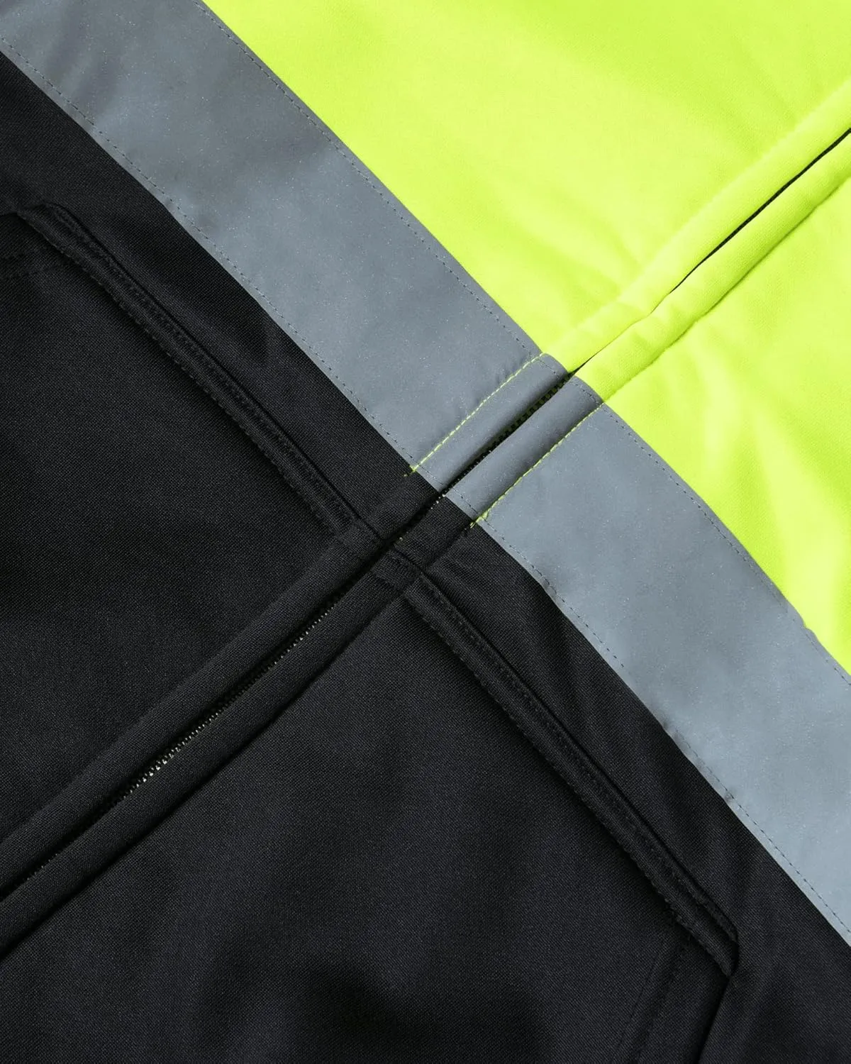 Utility Pro UHV425 High-Vis Safety Soft Shell Hoodie with Waterproof DuPont Teflon, Lime, 3X-Large