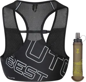UTOBEST Running Vest for Women Men, Ultra-Light Minimalist Hydration Vest, Breathable Reflective Running Gear for Trail Hiking Jogging