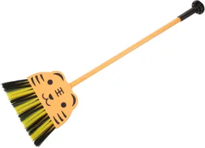 Vaguelly Boy Girl Broom Boy Girl Simulation Cleaning Toy for Educational Play Mini Housekeeping Helper Pan Skin-Friendly for Safe Use for Pretend Play Random Style