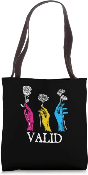Valid Pansexual LGBTQ Pan Pride Proud Tote Bag