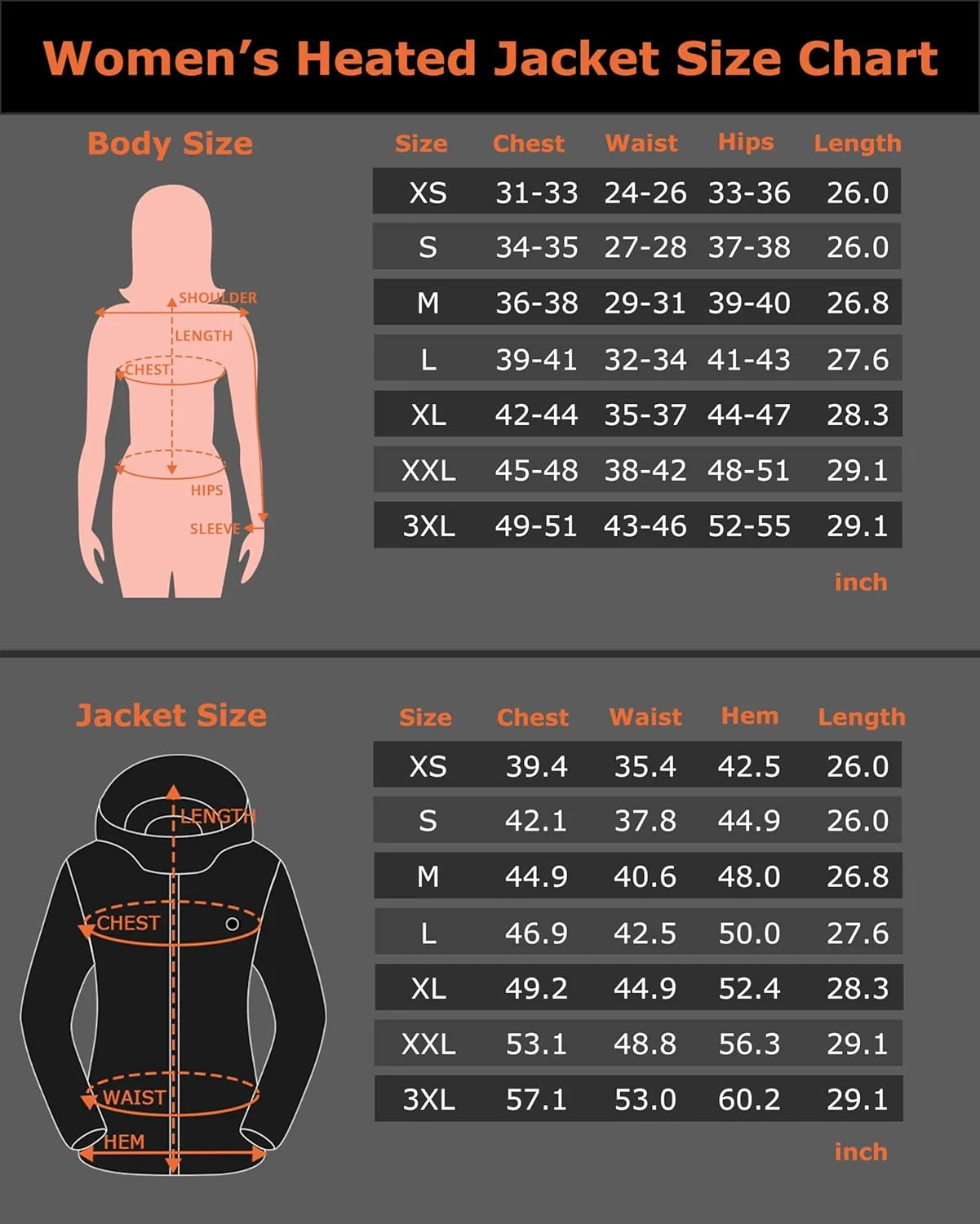 Venustas Women's Heated Down Jacket, Lightweight 90% Down Insulation Heated Jacket with Battery Pack for Skiing Outdoors