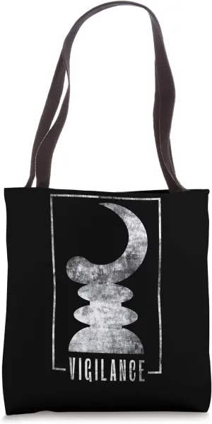 Vigilance African Symbol Adinkra Sankofa Black History Month Tote Bag