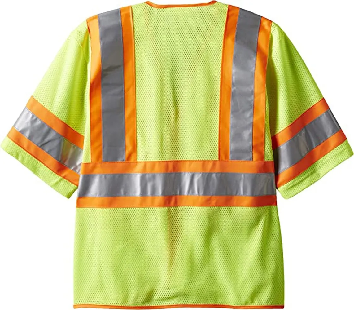 Viking Class 3 Hi Vis Safety Vest - Durable T Reflective Vest with Vi-Brance Reflective Material; ANSI/ISEA Compliant