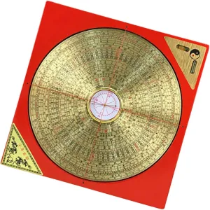 Vintage Chinese Compass Lightweight Multi Use Compass for Hiking Camping and Decor Retro Design for Collectors and Taoist Portable
