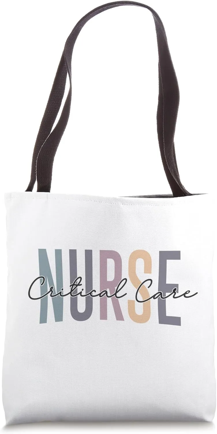 Vintage Critical Care Nurse CCU Nurse Critical Care Nursing Tote Bag