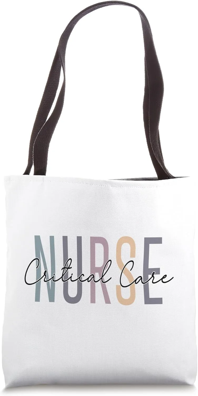 Vintage Critical Care Nurse CCU Nurse Critical Care Nursing Tote Bag