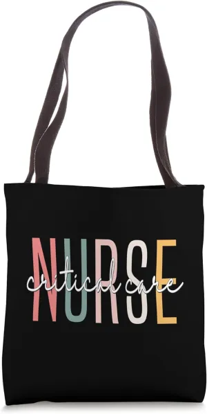 Vintage Critical Care Nurse CCU Nurse Critical Care Nursing Tote Bag