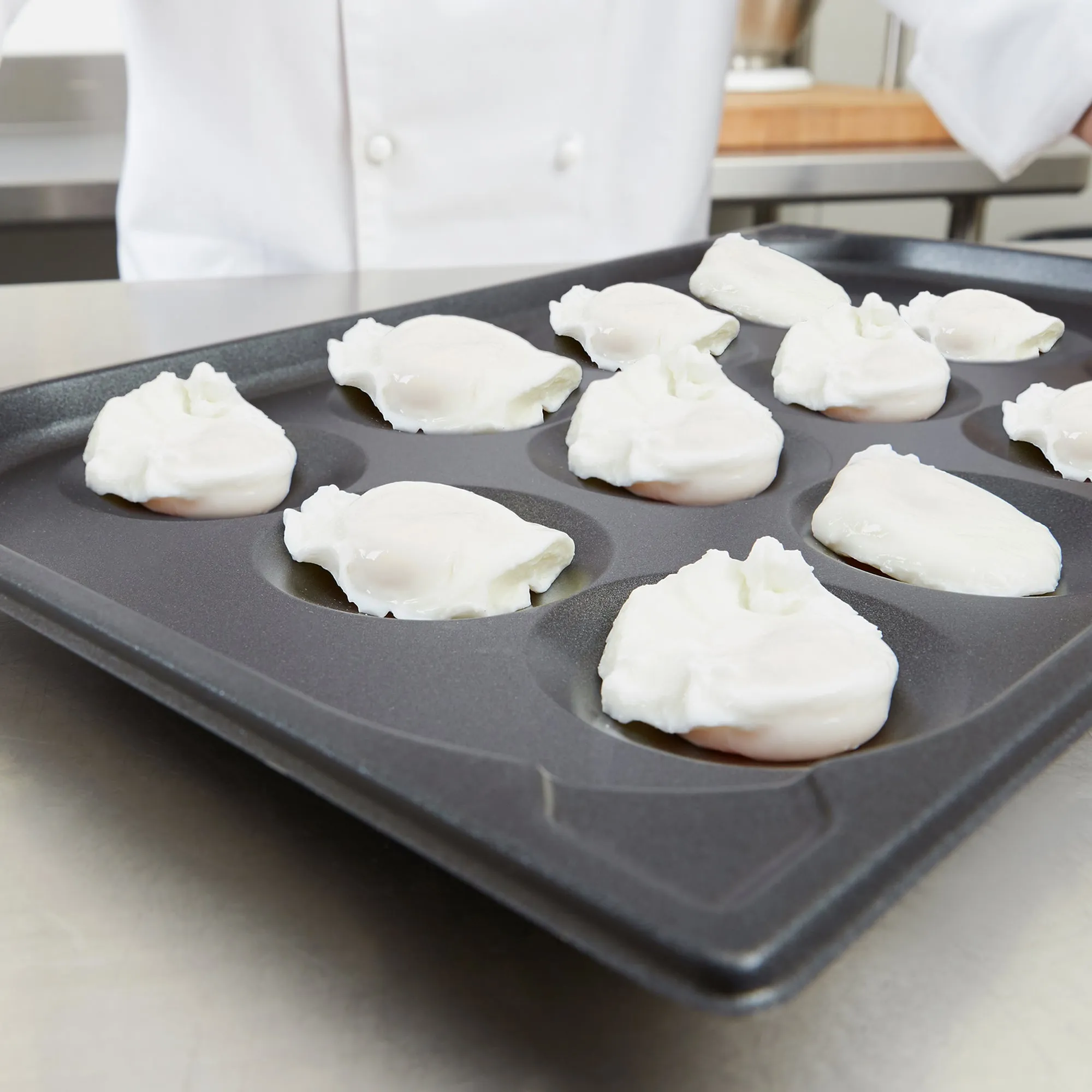 Vollrath Full Size Food Pan Egg Poacher, Nonstick
