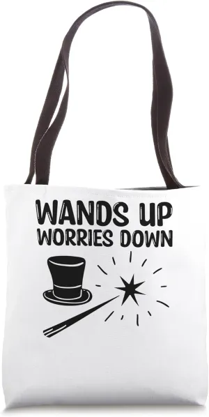 Wands Up Worries Down Couponing Tote Bag