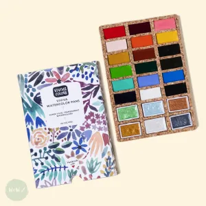 Watercolour Paint Sets - Viviva Colors PANS -  DELUXE 24 Colours