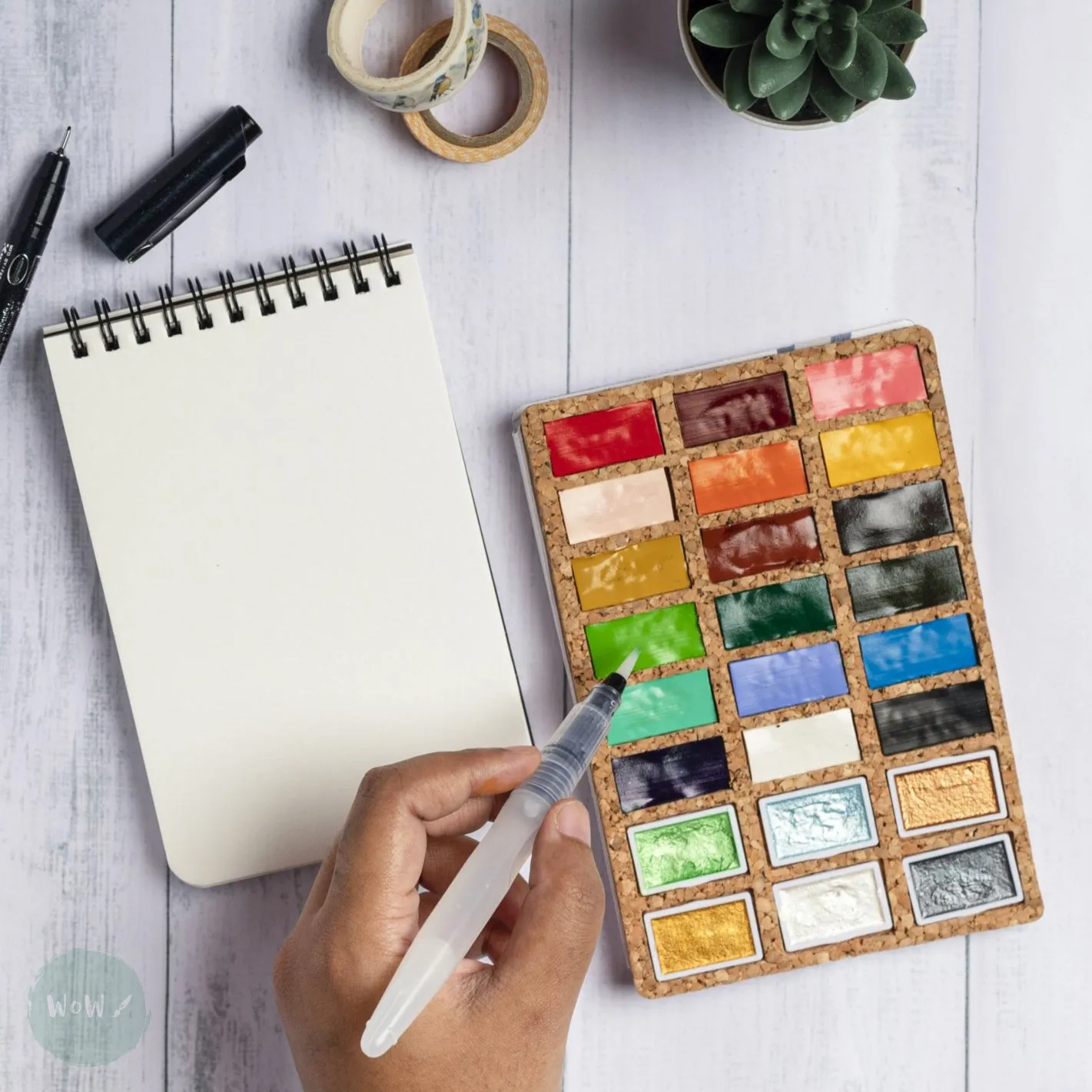 Watercolour Paint Sets - Viviva Colors PANS -  DELUXE 24 Colours