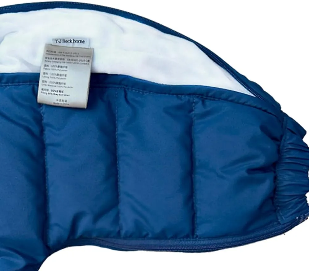 Waterproof Down Filled Baby Snowsuit Fleece Lined Light Weight-with Gloves&Shoes