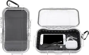 Waterproof Dry Box Protective Case, IP67 Water Resistant Portable Micro Case Watertight Storage Box for Phones, Knives, Wallets, Watches