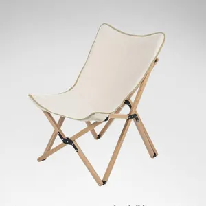 White Portable Folding Chair: Ideal for Fishing, Camping, and Outdoor Relaxation Compact and Reclining Stool, 68x47x51cm
