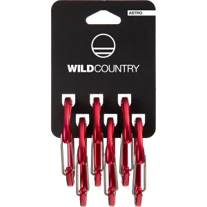 Wild Country Climbing Astro Carabiner 6 Pack
