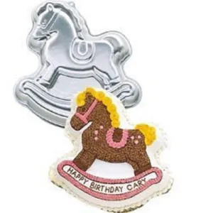 Wilton Cake Pan Baking Rocking Horse 2105-2388, 1984  Retired Wilton