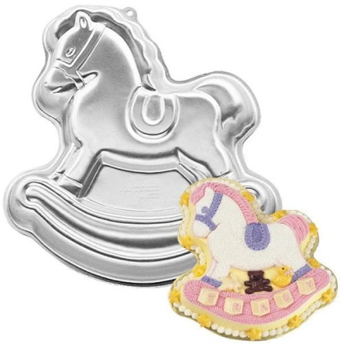 Wilton Cake Pan Baking Rocking Horse 2105-2388, 1984  Retired Wilton