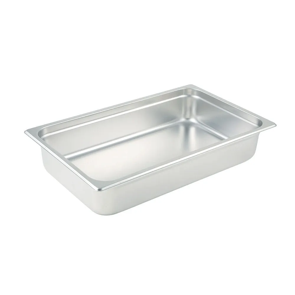 Winco SPJP SERIES, Anti-jam Steam Pan, 23 Gauge Stainless Steel (Price/Piece)- Available in Different Sizes
