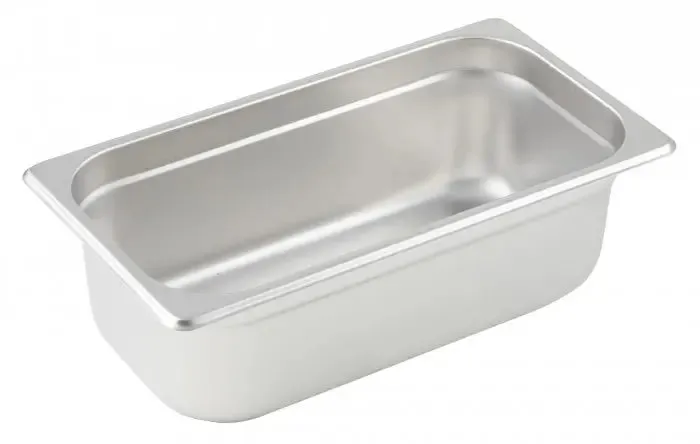Winco SPJP SERIES, Anti-jam Steam Pan, 23 Gauge Stainless Steel (Price/Piece)- Available in Different Sizes