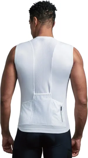 Wind Tunnel Fabric Mens Sleeveless Cycling Jersey Tops Cycling Vest Bike Biking Vest, Reflective Pocket