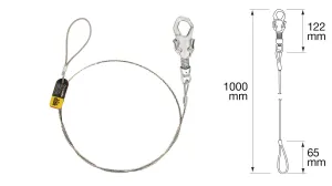 Wire Tool Lanyard - Loop - 4.5 kg / 10 lbs