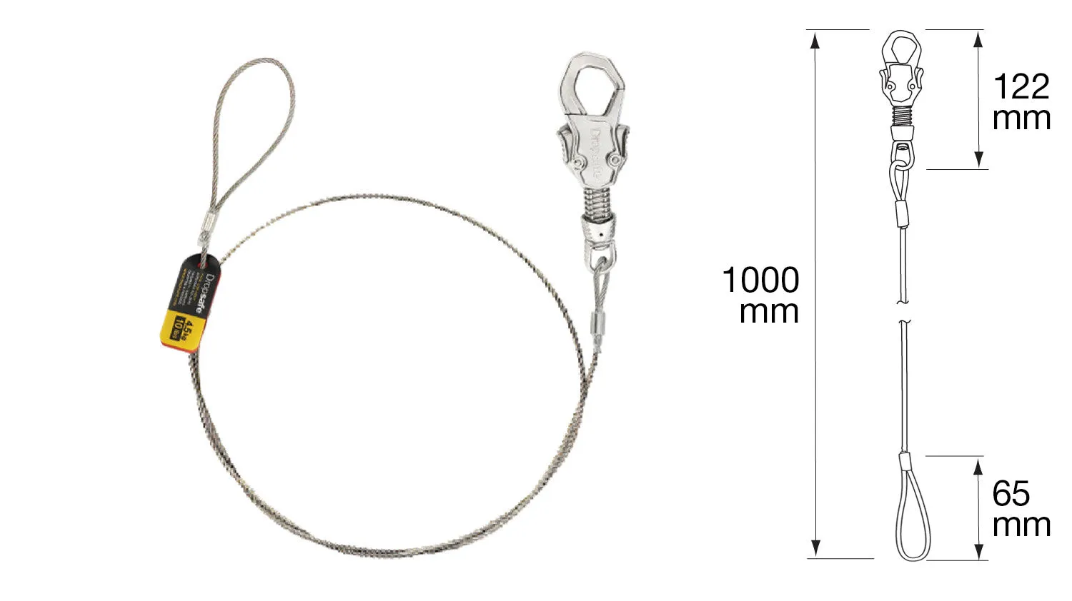 Wire Tool Lanyard - Loop - 4.5 kg / 10 lbs