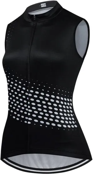 Women's Cycling Jersey Set Sleeveless Bike Shirts Cycling Vest Shorts Bicycle Clothing Short with Gel Padded