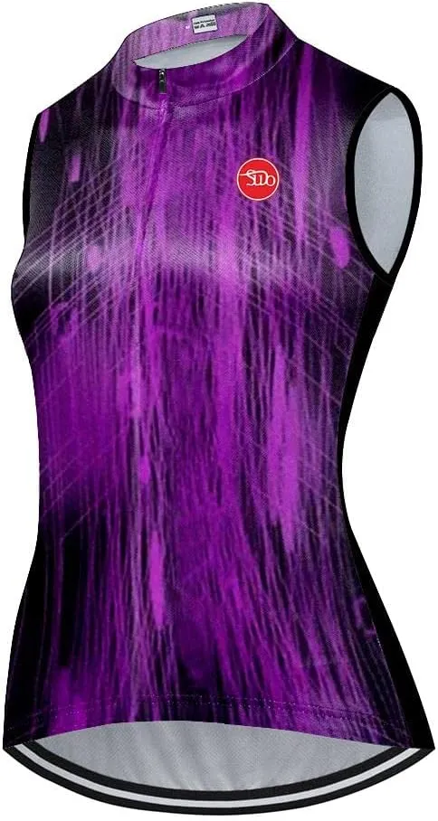 Women's Cycling Jersey Sleeveless Bike Vest Shirts Bicycle Clothing Biking Tank Tops Tights