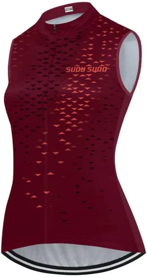 Women's Cycling Jersey Sleeveless Bike Vest Shirts Bicycle Clothing Biking Tank Tops Tights