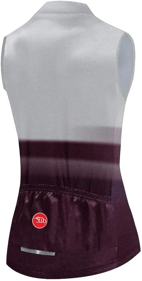 Women's Cycling Jersey Sleeveless Bike Vest Shirts Bicycle Clothing Biking Tank Tops Tights
